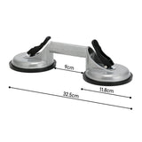 Ventouse double tête aluminium 90 kg