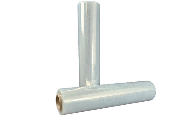 Lot de 6 films étirables 45 cm x 300 m – film plastique transparent 17 microns pour emballer, protéger et sécuriser vos colis ou objets