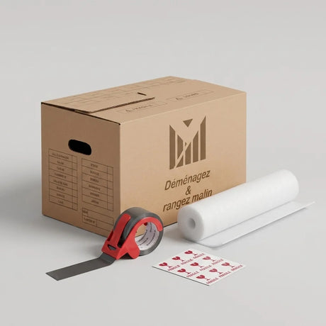 Kit déménagement T3 complet avec cartons renforcés et protections