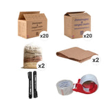Kit déménagement T3 de 67 pièces